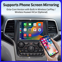 8,4-дюймовый Android-радиоприемник с CarPlay и сенсорным экраном для Jeep Grand Cherokee 2014-2020, центральный дисплей в стиле OEM