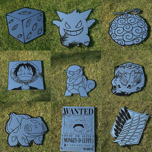 <span class=keywords><strong>Miroir</strong></span> en forme d'anime Attack on Titan, robuste et durable, logo personnalisé, <span class=keywords><strong>miroir</strong></span> vintage de dessin animé pour la décoration murale de la maison et des magasins - Product Image 4