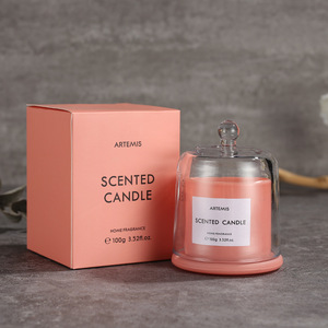 Campana Tarro Vidrio Aromaterapia Vela Navidad Adorno <span class=keywords><strong>de</strong></span> Acción <span class=keywords><strong>de</strong></span> Gracias Sabor tropical Sin humo SPA Aceite esencial para vacaciones - Product Image 6