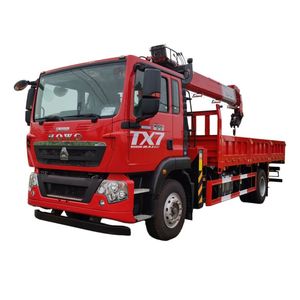 Hot Selling Sinotruk HOWO TX 4x2 Truck <b>Crane</b> Weichai Engine 8 Ton 10 Ton Straight Boom <b>Crane</b> Truck - Product Image 1