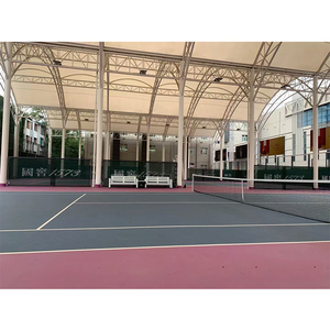 Toldo de PVDF, Estructura de Membrana Arquitectónica, Material para Techos de Estadios, para Canchas de Tenis y Baloncesto al Aire Libre - Product Image 3