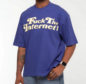 Camisetas transpirables 100% algodón de alta calidad con impresión DTF a bajo precio para hombre, cuello redondo, estilo urbano. - Product Image 5