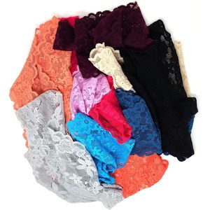 Culottes hipster en dentelle pour femme FOXA, taille mi-haute, sous-vêtements sans couture, lot multiple - Product Image 5