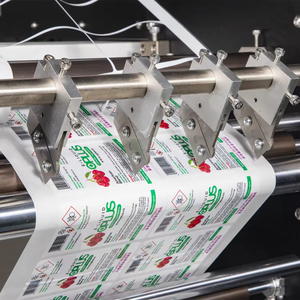 VR320X roll digital label cutter within 0.1 mm cutting precision for medium label production with cold <b>laminate</b> and slitting - Product Image 5
