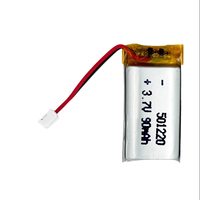 501220 3,7V 90mAh Leichtgewichtige Lipo-Zelle mit Zuverlässiger Entladung für Mini-Elektronik und Intelligente Sensoren 501225 501230 501440