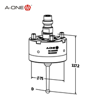 Sonde sans fil EROWA Edm Cnc avec capteur à bille de 8 mm