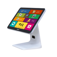 ZHONGJI Sistema POS Inteligente Todo en Uno de 15.6 Pulgadas con Windows 10/11, CPU de Cuatro Núcleos, Pantalla Táctil, Impresora Térmica, Aplicaciones de Punto de Venta 1
