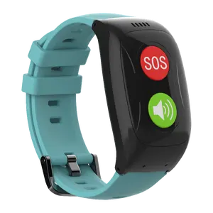 Reloj inteligente para ancianos, dispositivo con rastreador GPS, botón SOS, posicionamiento GPRS/LBS