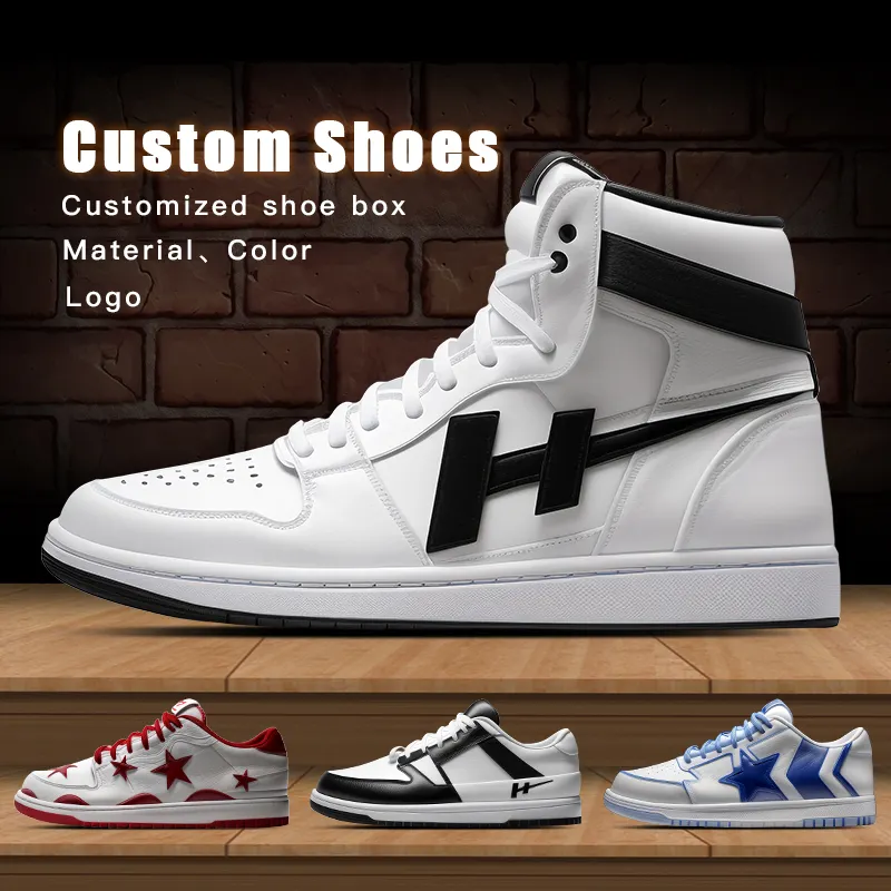 Original With Logo Box Unisex Basketball Shoes Walking Style Shoes Breathable Casual Sneakers For Men