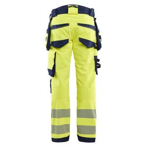 BLAKLADER - 112216483389D112 Pantalones Hi-Vis Elásticos en 4 direcciones Hi-vis Amarillo/Azul Marino-EAN 7330509906347 ROPA DE TRABAJO DE 2017 - Product Image 2
