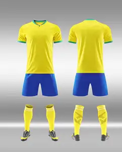 Онлайн распродажа, Винтажная Футболка 2023 года для футбольной команды мира Neymar 10, комплект футбольной формы для Кубка Катара, Футбольная форма, футболка jr, Бразилия
