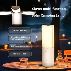 LED-Licht Hängelaterne ABS Faltbare Campinglampe IP65-Zertifiziert Touch-Steuerung für Außen- und Innenbereich <span class=keywords><strong>Solar</strong></span> Tragbare Beleuchtung - Product Image 2