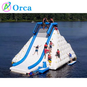Aqua công viên Inflatable biển trượt nước với nổi Rock Leo Tường tảng băng trôi và công viên Đại Dương thiết kế juegos inflables - Product Image 1