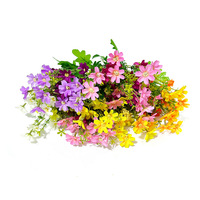 Flor Artificial, Pequeña Margarita Artificial, Planta Verde Artificial, Flores Artificiales al por Mayor