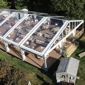 Revestimiento de PVC transparente Paredes de techo Tamaño personalizado Clear Span Carpa prefabricada de aleación de aluminio de alta calidad para eventos de bodas - Product Image 4