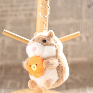 Portachiavi Peluche a Forma <span class=keywords><strong>di</strong></span> Pesce, Polpo, Pollo, Medusa, Porcellino d'India, Ciondolo Morbido e Soffice per Borsa, Bambola Cartoon - Product Image 5