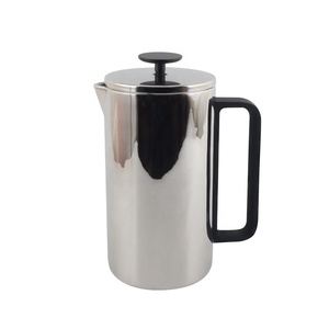 Cafetière à piston en acier inoxydable 304 à double isolation, durable, facile à nettoyer et anti-fuite - Product Image 2