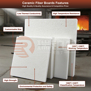 Placa de cerâmica da fibra do fogo do 1500c com alta temperatura - Product Image 2