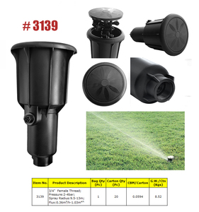 <span class=keywords><strong>Arroseur</strong></span> automatique escamotable 1/2'' ou 3/4'' de style <span class=keywords><strong>Rain</strong></span> <span class=keywords><strong>Bird</strong></span>, rotatif à impact, pour l'irrigation des pelouses et jardins - Product Image 1