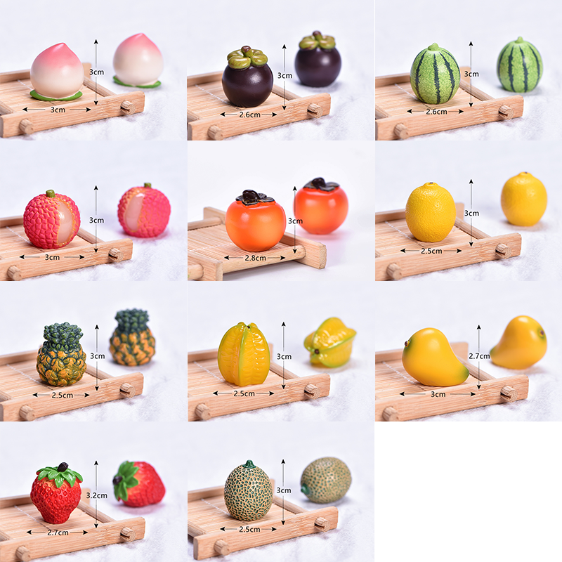 11 frutas 1 - Distribución plana, tal como se muestra.