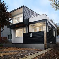 Villa préfabriquée moderne de haute qualité en acier léger, structure en acier galvanisé, triple certification, garantie 5 ans, 121+