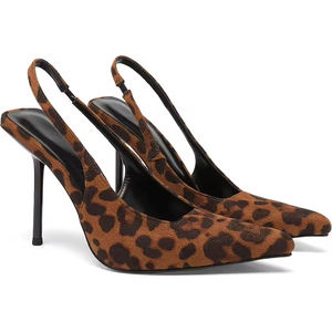 High Quality Fashion Sexy <strong>Sling</strong> <strong>Back</strong> Pointed Toe <strong>Women's</strong> High Heel <strong>Shoes</strong> Black Patent Leather Custom Heels for <strong>Women</strong> - Product Image 5