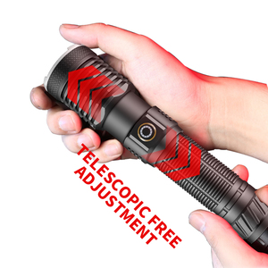30W Wick LED Flashlight High Power P50 <strong>800lumen</strong> 26650 Aluminum Alloy USB Rechargeable Waterproof Tactical Hunting Lights - Product Image 6