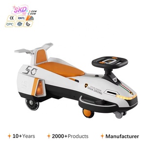 Voiture <span class=keywords><strong>électrique</strong></span> à bascule en plastique <span class=keywords><strong>pour</strong></span> enfants de 2 à 7 ans, garçons et filles, jouet à siège de taille adulte - Product Image 1