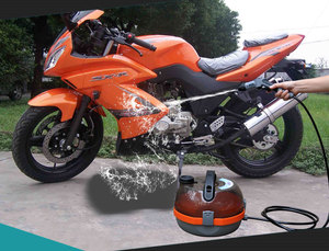 Nettoyeur haute pression portable <span class=keywords><strong>mini</strong></span> avec réservoir de 5L et filtre à eau - Nettoyeur haute pression <span class=keywords><strong>pour</strong></span> voiture, vélo, jardin, animaux domestiques et nettoyage extérieur - Product Image 5
