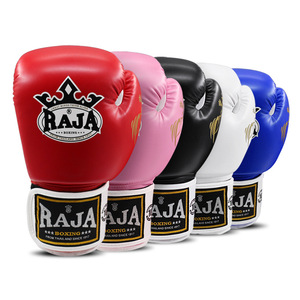 Guantes de Piel Sintética para Entrenamiento y Competición de Artes Marciales Mixtas, Muay Thai, <span class=keywords><strong>Boxeo</strong></span> y Sanda, <span class=keywords><strong>Marca</strong></span> Raja, 8, 10 y 12 oz - Product Image 3