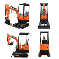 Mini-excavatrice Briggs & Stratton de 1,8 tonne avec bêche et ripper pour la rénovation de sous-sols, pièces détachées gratuites incluses