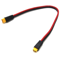 Câble d'extension Amass XT30 mâle-femelle, fil PVC 16AWG, connecteur de batterie au lithium