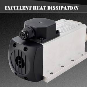 Moteur de broche CNC refroidi par air Zhong Hua Jiang Square ER11 1,5 kW 4 roulements 110 V/220 V pour machine de gravure CNC - Product Image 4