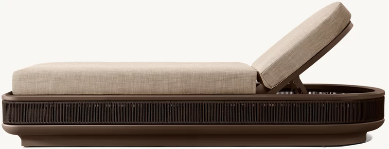 Garden Modern Foldable Customized Sunbed Luxury