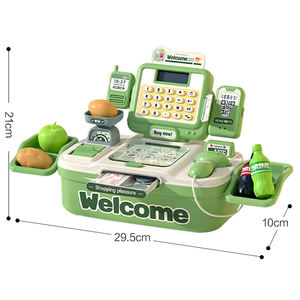 Préscolaire pour <span class=keywords><strong>enfants</strong></span> semblant jouer maison jouet éducatif Simulation supermarché épicerie ensemble supermarché <span class=keywords><strong>caisse</strong></span> <span class=keywords><strong>enregistreuse</strong></span> - Product Image 6