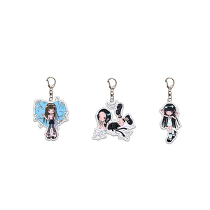 Custom Cartoon <b>Anime</b> Humanoid Acrylic <b>Keychain</b> Pendant with UV Printing High Quality Fashion Trend Student Gift for Backpacks - Product Image 3