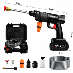 Kit de Pistola de Lavado de Autos Inalámbrica de Alta Presión, con Batería de 48V, Rociador de Espuma, Máquina de Limpieza Portátil para Uso en Casa y Auto - Product Image 4