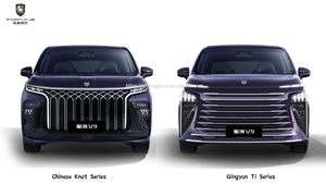 Autos Nuevos 2024 de China, Dongfeng Forthing PHEV, Autos Eléctricos, <span class=keywords><strong>Precio</strong></span> de Fábrica, MPV, 1300 km/200 km, Xinghai V9, Auto Híbrido de 7 Plazas - Product Image 2