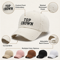 Gorra de béisbol con bordado de letras de París, gorra de béisbol de algodón puro con característica común, gorra de béisbol de estilo lavado y desgastado