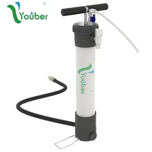 Portable hand pump UF filtration system purifier outdoor emergency drinking water supply survival water filter