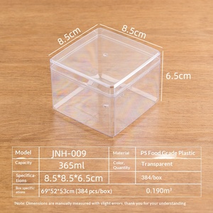 Boîte à gâteau rectangulaire transparente, boîte à dessert, boîte d'emballage, boîte d'emballage alimentaire transparente de qualité alimentaire - Product Image 5