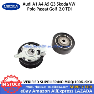 Set cinghia di distribuzione MBSGSW per Audi A1 A4 A5 Q3 Skoda VW <span class=keywords><strong>Polo</strong></span> Passat <span class=keywords><strong>Golf</strong></span> 2.0 <span class=keywords><strong>TDI</strong></span> 2003-2022 03 l109119a 03 l198119b 03 l198119 C - Product Image 6