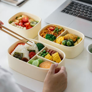 Boîte à lunch en silicone de qualité alimentaire, portable, chauffable, étanche, sans BPA, adaptée au micro-ondes, pour enfants, vente en gros personnalisée - Product Image 1