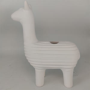 Nouveauté <span class=keywords><strong>cadeau</strong></span> terre cuite tête d'animal de compagnie <span class=keywords><strong>en</strong></span> céramique drôle Lama dinosaure animal de compagnie <span class=keywords><strong>en</strong></span> <span class=keywords><strong>herbe</strong></span> copain décoratif poterie planteur - Product Image 2