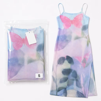 Robe longue décontractée Y2K d'été pour les vacances, coupe Empire, respirante, lavable, sans manches, en maille, à fines bretelles, durable, antistatique au dos