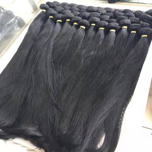 Paquetes de cabello humano virgen y cierre de envío nocturno al por mayor Extensiones de cabello humano Remy con frontal <span class=keywords><strong>Los</strong></span> Ángeles - Product Image 1