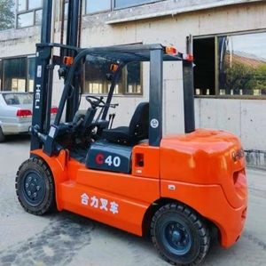 Used Forklifts <b>Transporting</b> Diesel Truck HELI with Nissan Engine 4 Ton Fork Lift Truck From Japan Construction Machinery - Product Image 4
