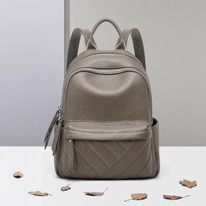AndoBag Fashion <b>Backpack</b> for <b>Women</b> Genuine Cow Leather Shoulder Bag Large Capacity Travel <b>Backpacks</b> Casual <b>Handbag</b> 8545-1 - Product Image 2