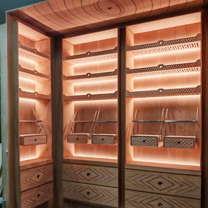 Humidor <span class=keywords><strong>de</strong></span> <span class=keywords><strong>Madera</strong></span> <span class=keywords><strong>de</strong></span> <span class=keywords><strong>Cedro</strong></span> Personalizado <span class=keywords><strong>de</strong></span> Fábrica, Caja <span class=keywords><strong>de</strong></span> Almacenamiento para Cigarros, Humidor Tipo Walk-in para Bodega y Sala <span class=keywords><strong>de</strong></span> Cigarros - Product Image 1