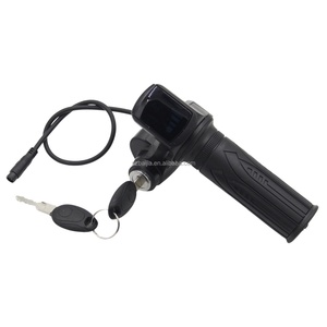 Acelerador de giro con bloqueo de manillar para vehículos eléctricos plegables de 48V, 36V, 60V con pantalla de nivel - Product Image 4